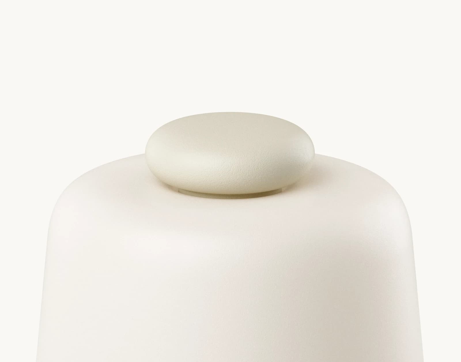 Closeup of top button on a Hatch Baby Putty